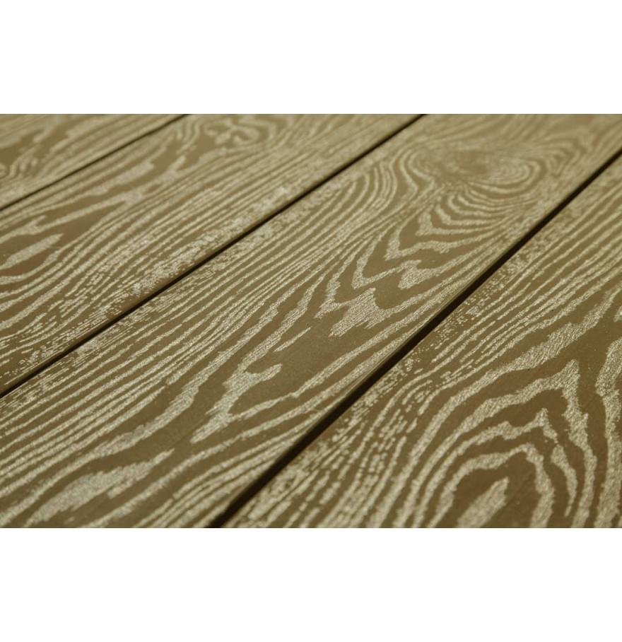 Террасная Доска ДПК SaveWood Standard-Plus Ornus (T) тик 3 пог.м.